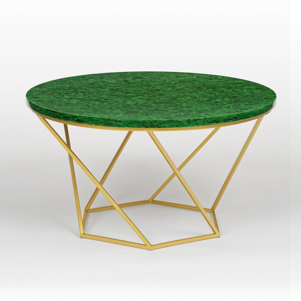 Venice glass ceramic coffee table