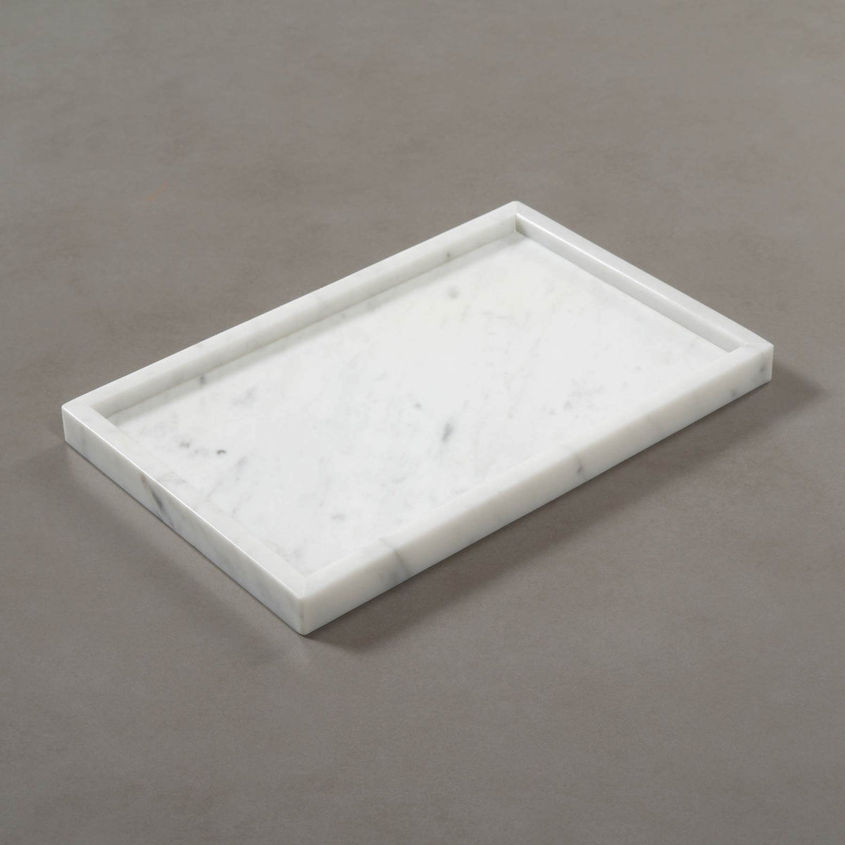 Carrara marble serving tray
