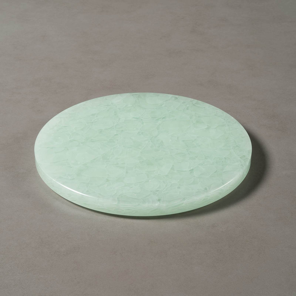 Chefchaouen glass ceramic cheese plate