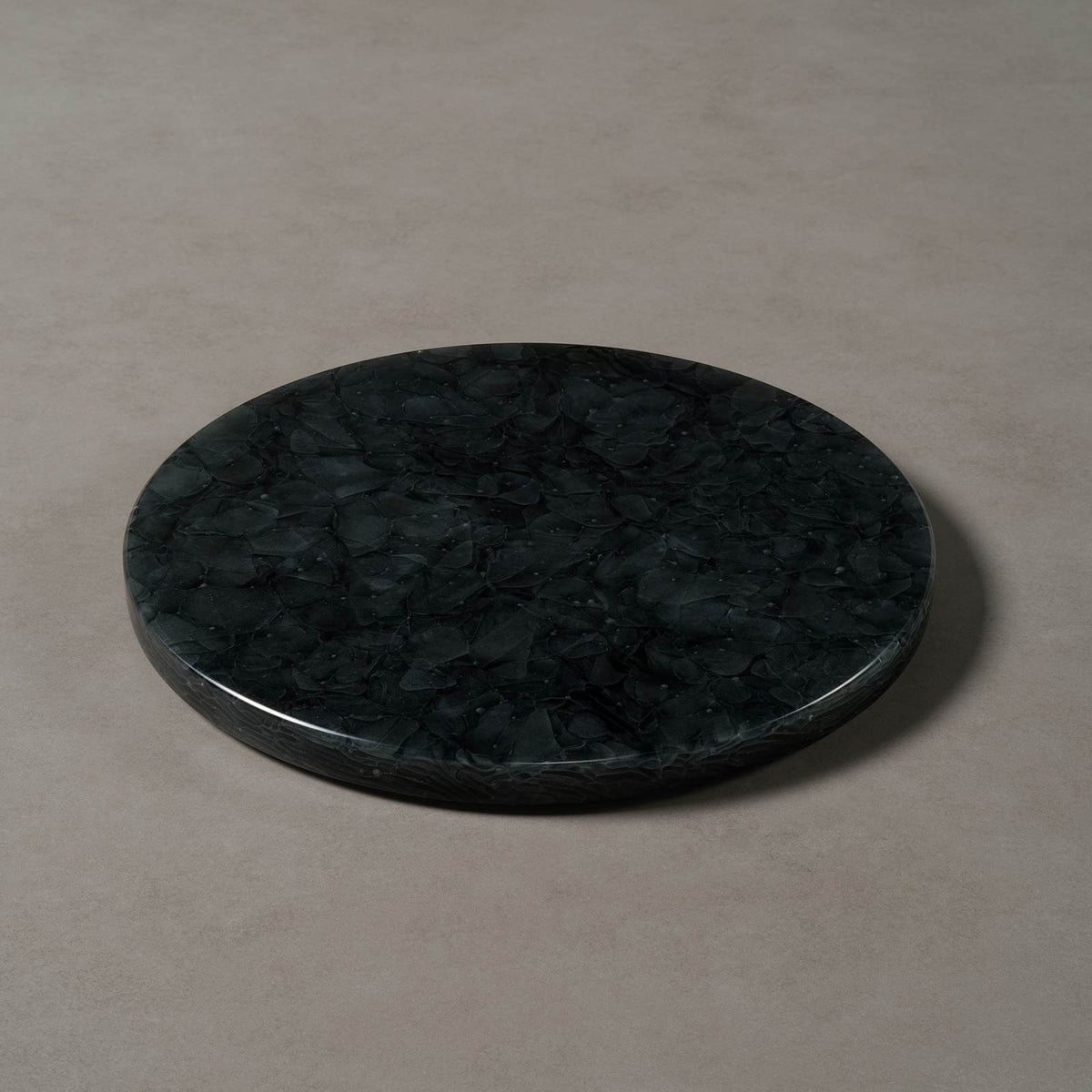 Chefchaouen glass ceramic cheese plate