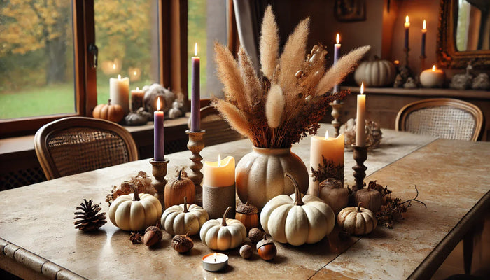 Autumn inspirations - How to decorate my natural stone table