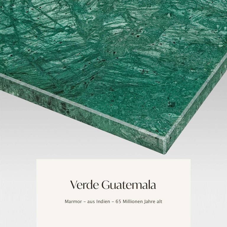 Lade das Bild in den Galerie-Viewer, Close-up of green marble &quot;Verde Guatemala&quot; imported from India, 65 million years old. #49168128672012 #44491964186892
