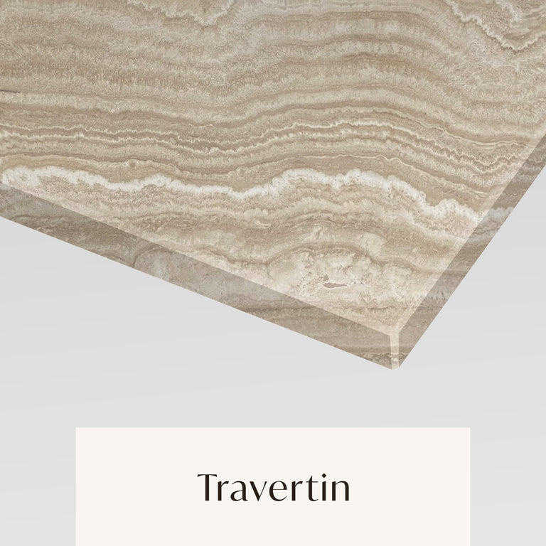 Lade das Bild in den Galerie-Viewer, Arles Travertin Beistelltisch
