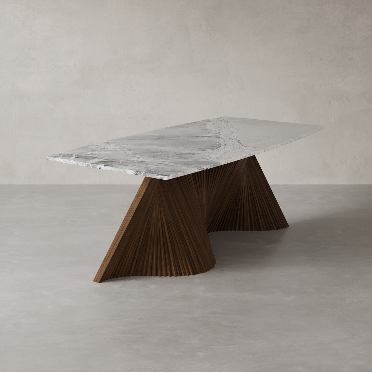 Tunis marble dining table