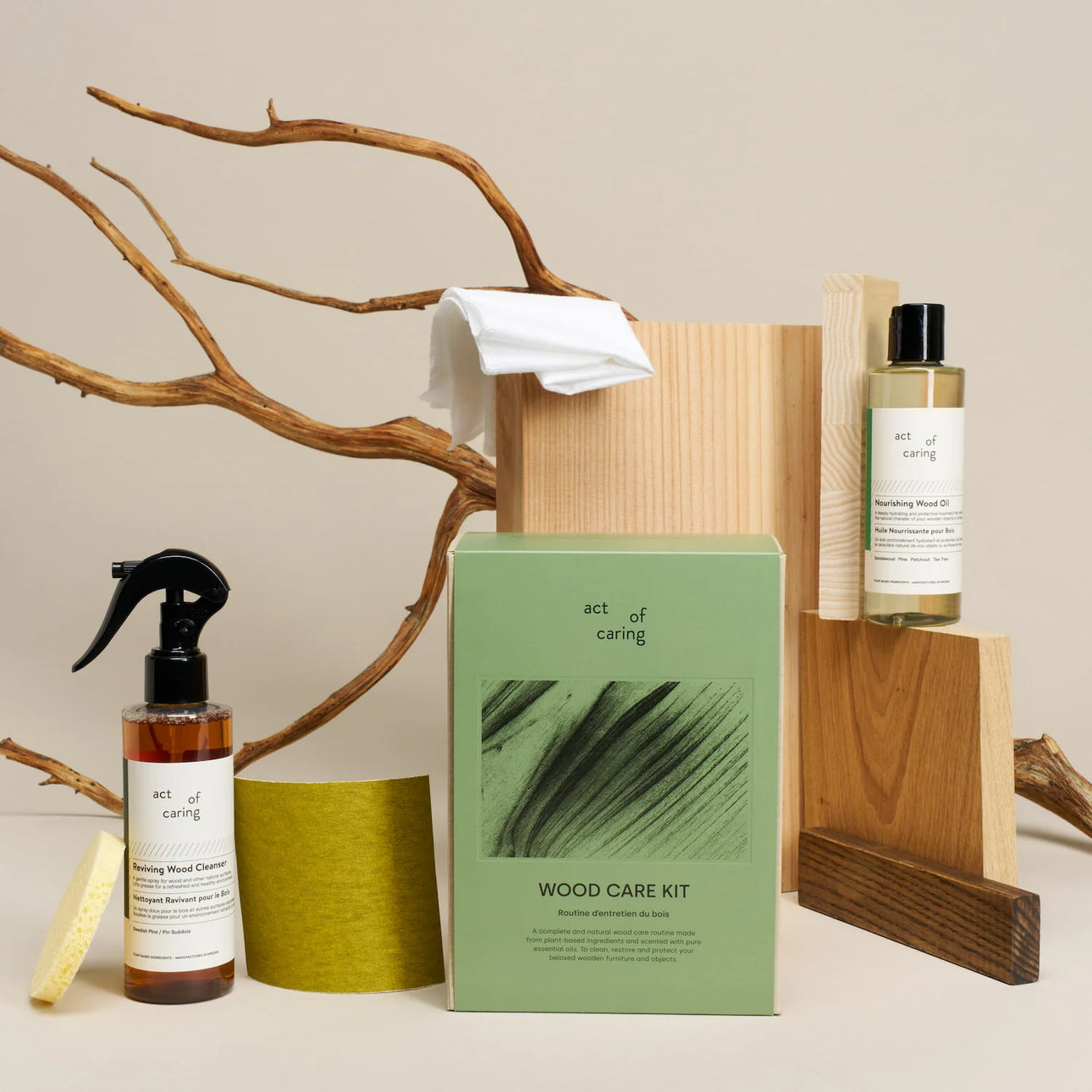 Holz-Pflege Set
