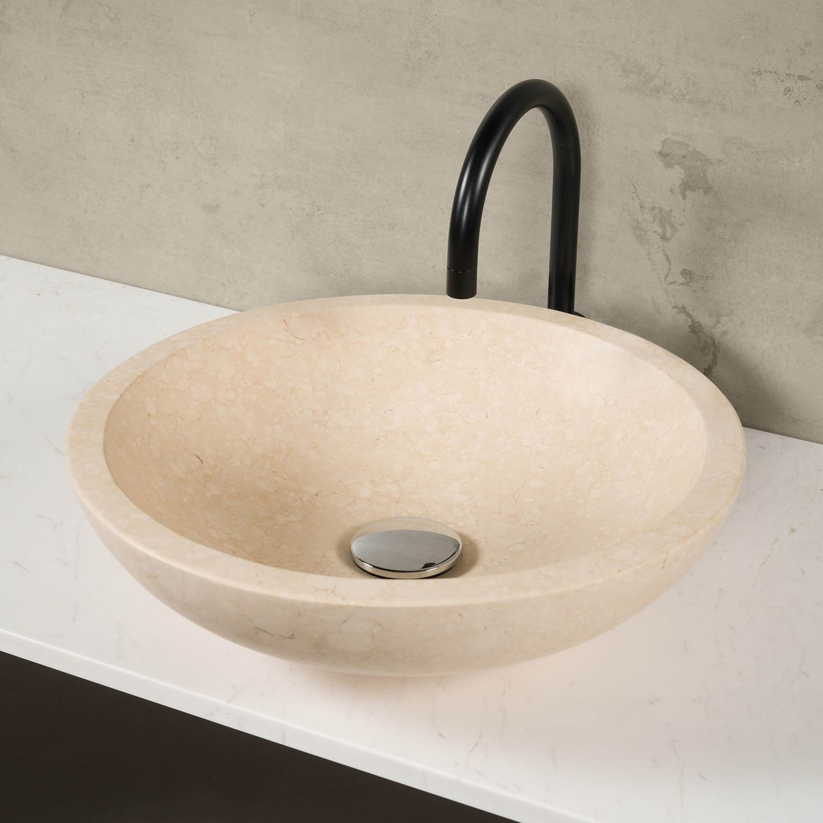 Tangier marble washbasin
