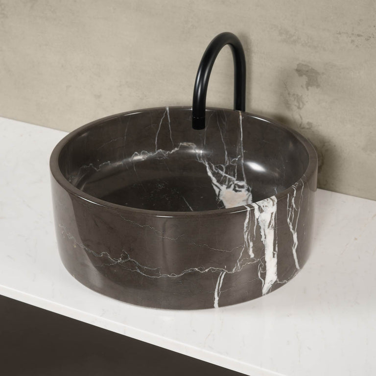 Lade das Bild in den Galerie-Viewer, Caspian Sea Marmor Waschbecken
