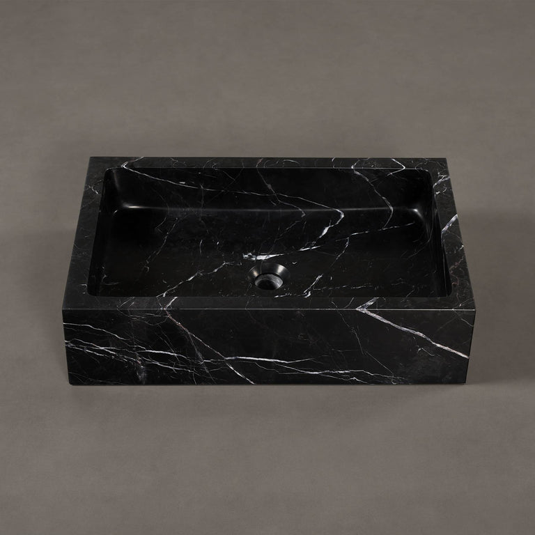 Lade das Bild in den Galerie-Viewer, Lago Nero Marmor Waschbecken
