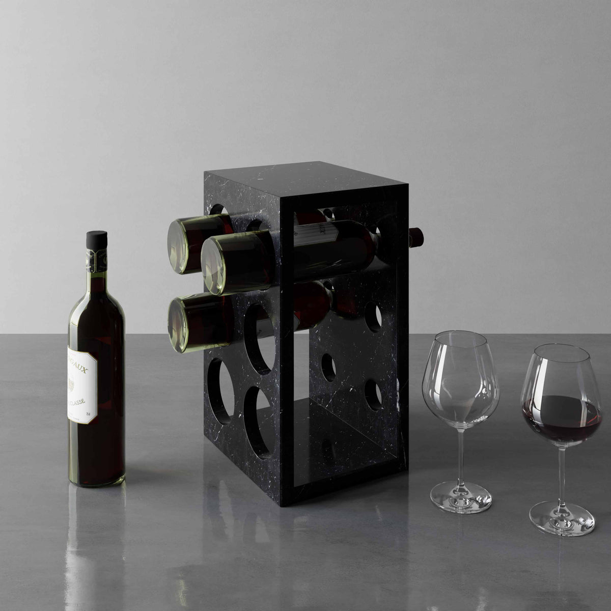 Cape Town marble wine rack