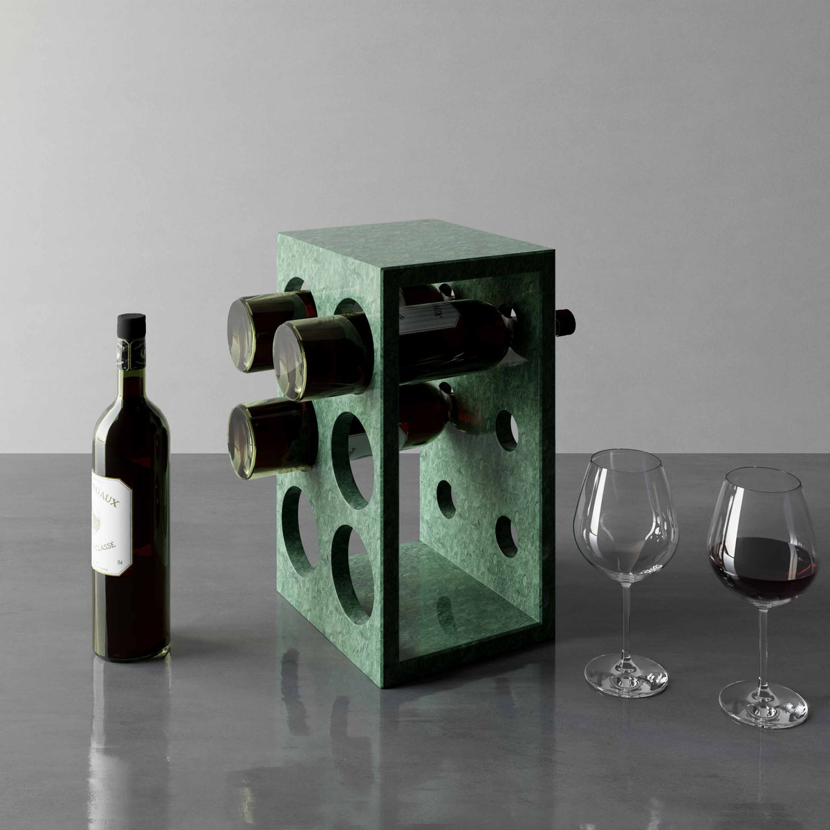 Cape Town marble wine rack