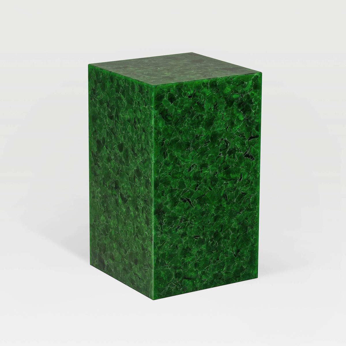 New York glass ceramic side table