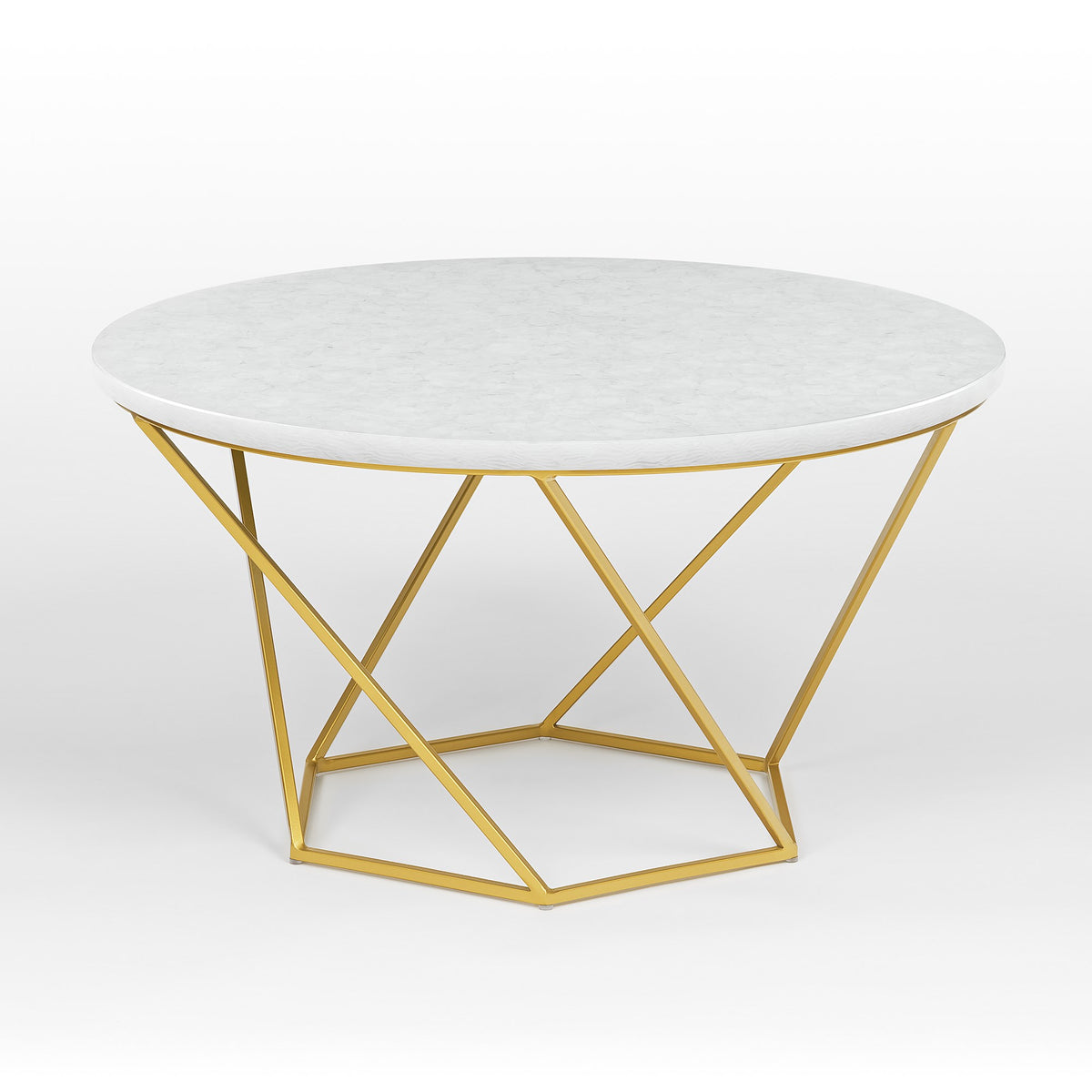 Venice glass ceramic coffee table
