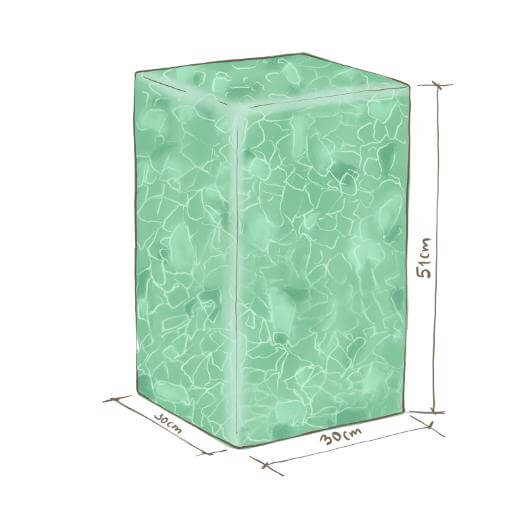 Load the image into the gallery viewer, New York glass ceramic side table
