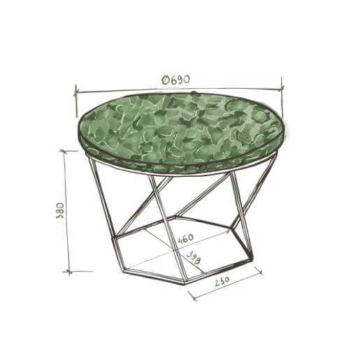 Lade das Bild in den Galerie-Viewer, Venedig Glaskeramik Couchtisch
