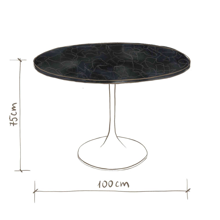 Lade das Bild in den Galerie-Viewer, Tokio Glaskeramik Esstisch
